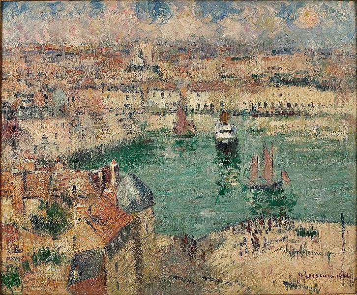 Gustave Loiseau Le Port de Dieppe